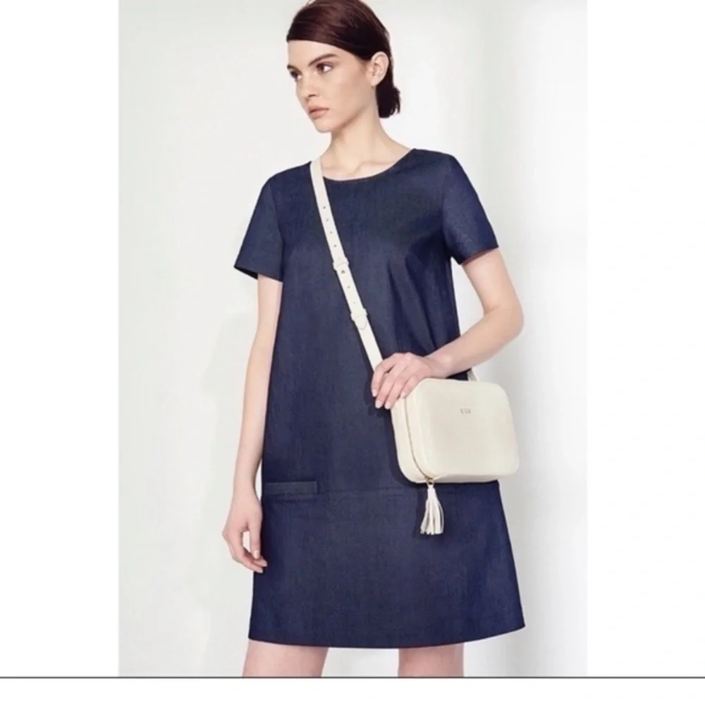 cuyana denim dress Cuyana Denim Dress